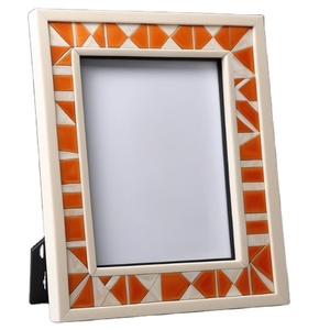 Thủ công Xương vỏ Inlay hình ảnh khung mộc mạc thủ công thiết kế hoàn hảo cổ điển trang trại dân tộc nội thất - Product Image 1