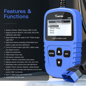 VDIAGTOOL VD10 OBD2 Scanner-Code leser Auto diagnose werkzeug Motorfehler-Code leser für alle OBDII-Protokoll autos - Product Image 2
