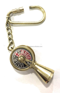 Promosyonlar için tuşlar veya sırt çantası için döngü küçük karabina ile Mini zarif pirinç denizcilik gemi telgraf anahtarlık - Product Image 6