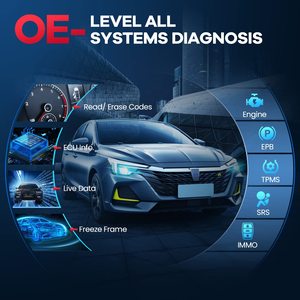 MUCAR BT200 Pro OBD2蓝牙汽车诊断工具全系统诊断15重置OBD 2扫描仪，适用于所有汽车读码器 - Product Image 3