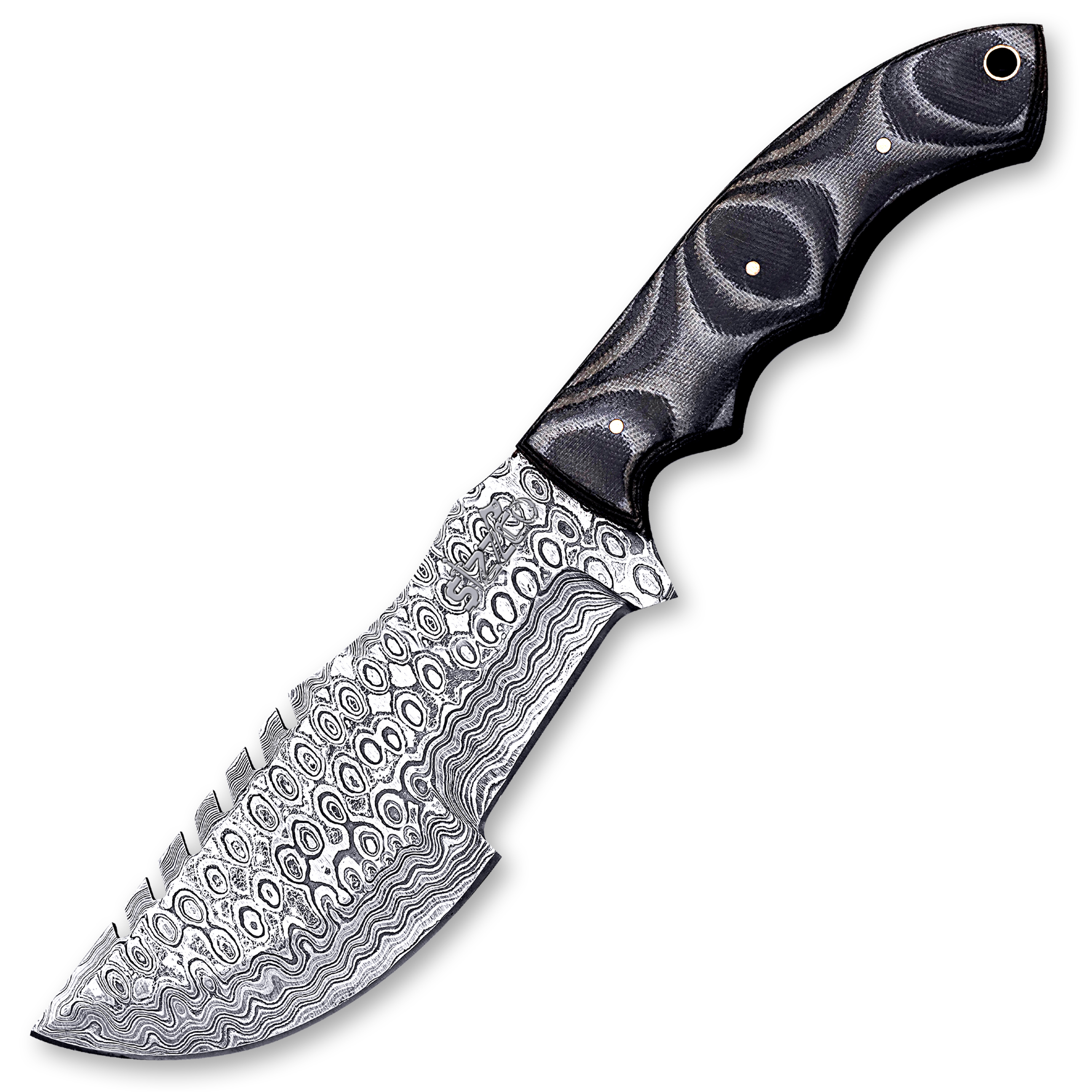 G10 Damascus Steel