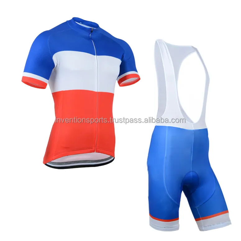 Radfahren Kleidung Uniformen Männer Frau Radfahren Jersey Fahrrad Mountain Kleidung Benutzer definierte Unisex Beliebte Stil Träger hose Rad anzug