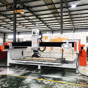 Ganger Cnc 4-осевой мостовой станок для резки GQ-3220B ПЛК система управления мостовой пилой, станок для резки мрамора, гранита, кварца - Product Image 1