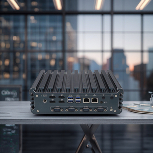 Partaker Computer industriale dodicesimo Gen I7 1255U I5 1235U Win11 Pro Dual Nic 4 x HD Display X86 Fanless Linux Mini PC - Product Image 1