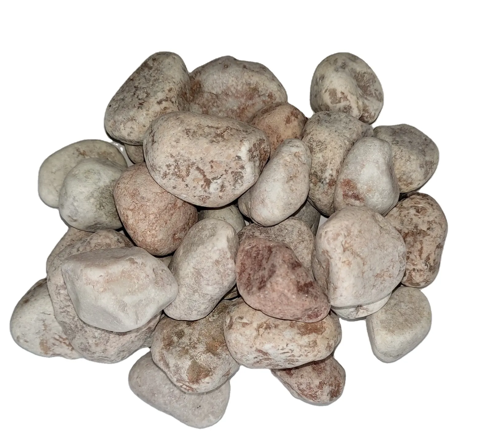 फ़ैक्टरी मूल्य और 4 सुंदर रंगों के साथ फ़र्श, एक्वेरियम, बगीचे की सजावट के लिए थोक बहुरंगा कंकड़ पत्थर बजरी पत्थर: गुलाबी