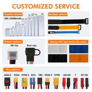 XT90 100C Drone 11000mAh 16000mah, 22000mah 27000mah 28000mah 30000mah 32Ah 35Ah 50ah 7S 35C Baterai untuk Quadcopter - Product Image 6