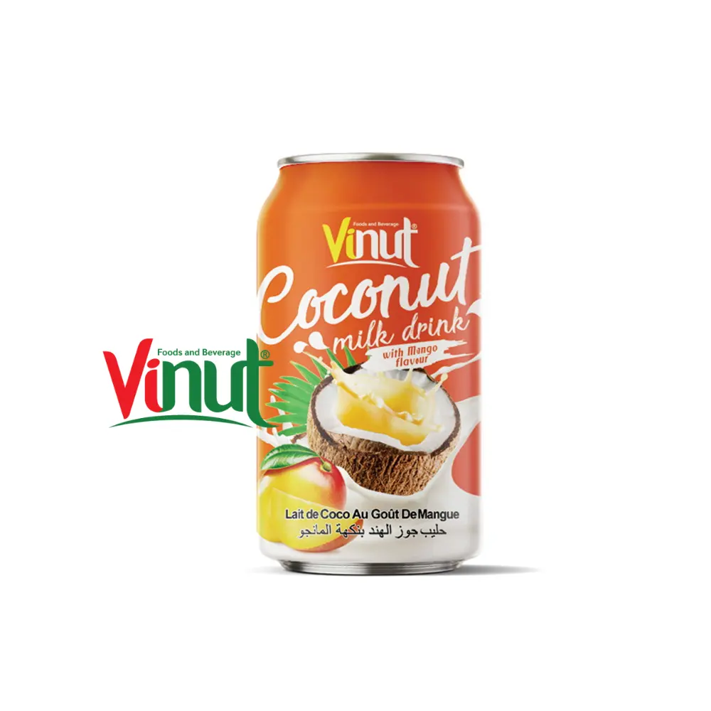 330ml VINUT Frische Kokosmilch mit Mango-Geschmack von Vietnam Factory