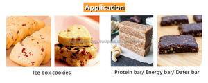 Máquina de extrusión de barra de proteína fácil de usar de gran capacidad, tamaño de salida, rectángulo ajustable, dispositivo de barra de energía vegana - Product Image 6