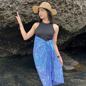 New Printed <strong>Sarongs</strong> With Beautifully Colors by Balinese Artisans Hight Quality Rayon - Product Image 4