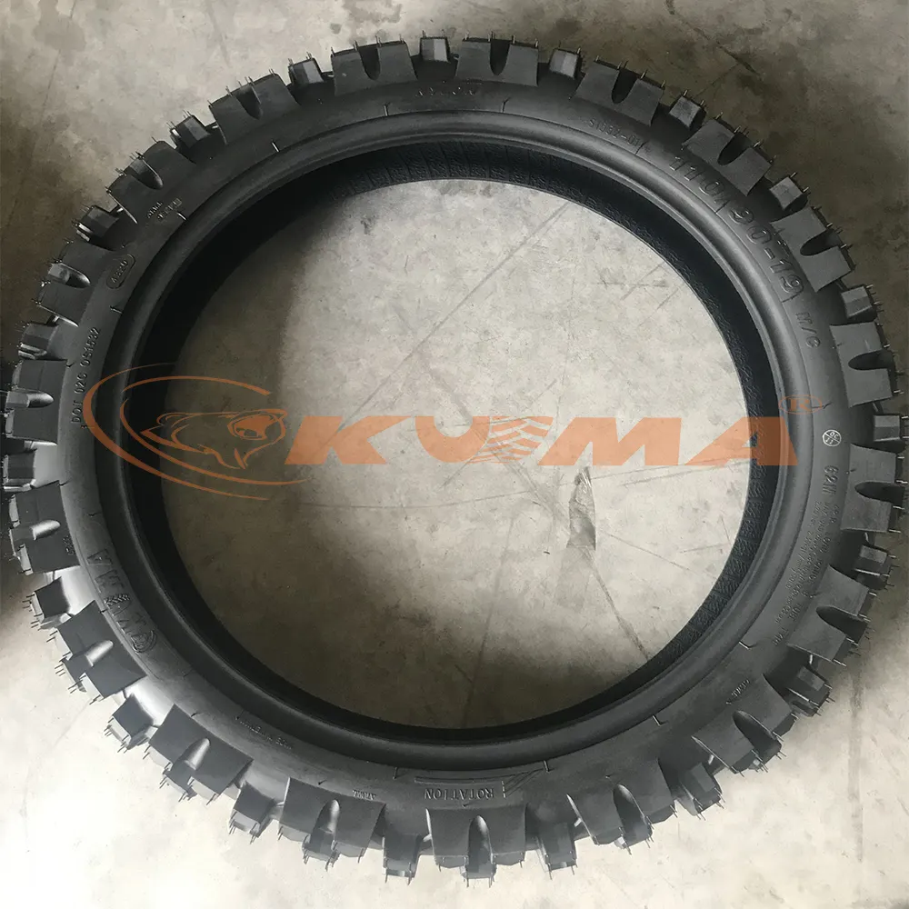 High Quality Tire 80/100-21 & 110/100-18 for Dirt-Bike vehicles - KUMA Brand, Made in Vietnam