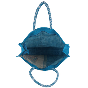 Handmade da sợi tự nhiên Túi Ấn Độ tùy chỉnh tongcheng ozis đay nhà máy bán Sona gói Đay Thảm Totes Túi mua sắm - Product Image 4