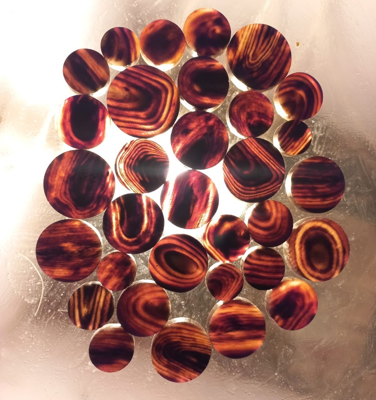 buffalo horn button colour 03