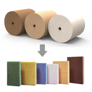 Nhà sản xuất <span class=keywords><strong>2025</strong></span>: 70g-105G tùy chọn cuộn giấy Kraft tráng Phenolic (để làm miếng làm mát) cho nhà kính, trang trại chăn nuôi - Product Image 5