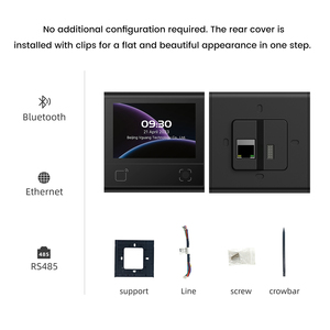 Feocey FC6820 sistema di edificio per uffici IPS Touch Screen supporta 13.56MHz codice a barre NFC RFID QR Card Password codice identificativo per Bluetooth - Product Image 5