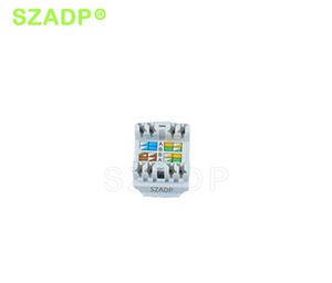 Cat5e/Cat6网络RJ45梯形插孔非屏蔽UTP 8P8C模块，用于带RJ45网络电缆的计算机电信部件 - Product Image 6