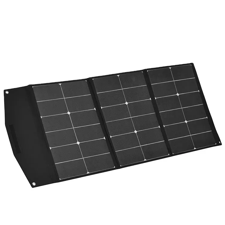휴대용 발전소를위한 휴대용 태양 전지 패널 모바일 충전기 접이식 120w 접이식 태양 전지 패널