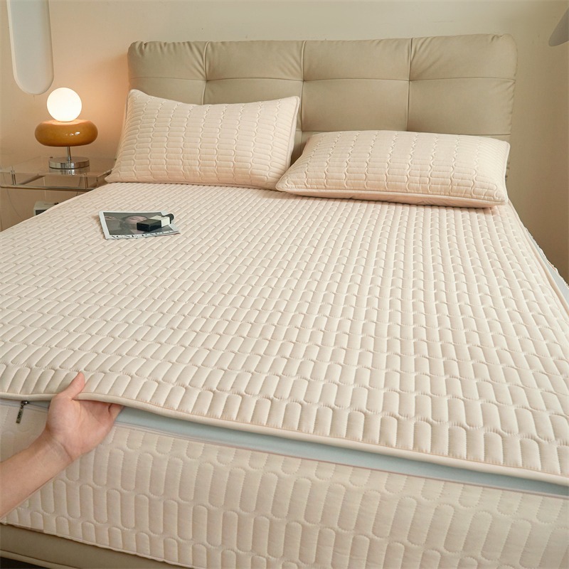 Bordure en coton beige
