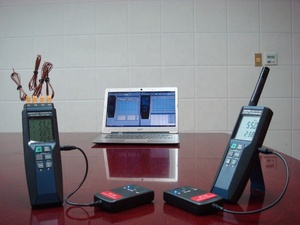 Digital Industrial registro de datos sonda del termómetro con 4 canales y sensor K J E T tipo de sonda