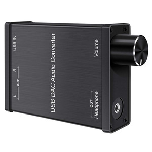 Convertidor de auriculares USB a R/L y 3,5, convertidor de audio de señal digital a analógica para Windows/Mac OS X/PS4 - Product Image 1