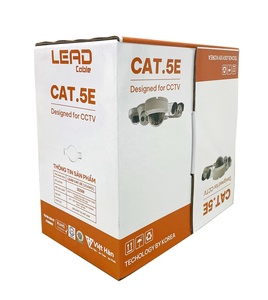 <strong>CAT5</strong> CAT5E 25AWG Rohs ISO Export E Series New Material PE PVC But Cheaper Price 1000ft <strong>Network</strong> 305 Meters Solid <strong>UTP</strong> Cat5e Cable - Product Image 1