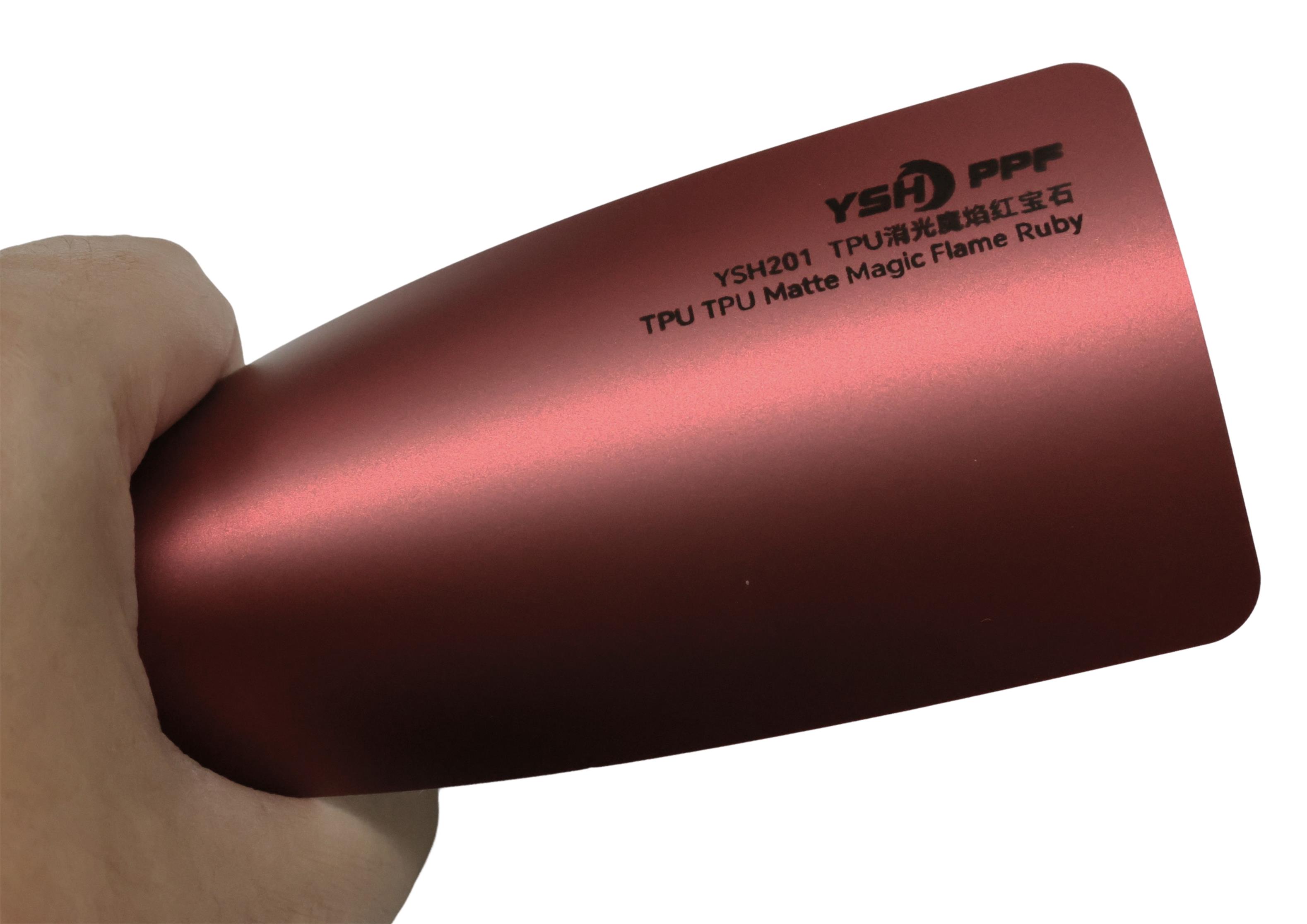 TPU mat magique flamme rubis