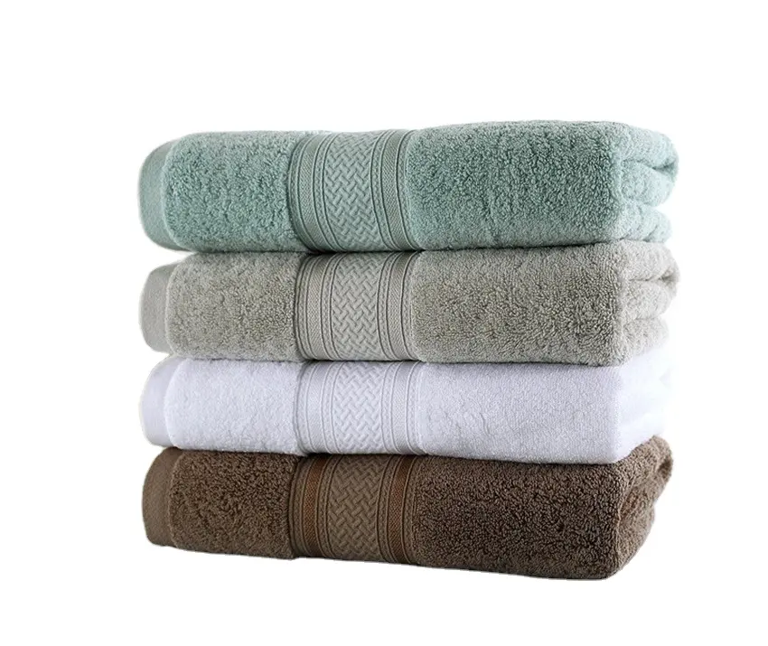 Serviettes de bain super absorbantes en coton égyptien serviettes de bain pour la maison serviettes de plage pour adultes serviettes éponge de haute qualité