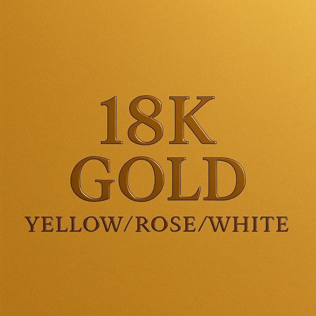 18K Solid Gold