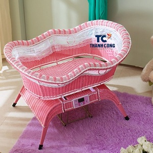 Titreşim ile yüksek kaliteli beşik taşınabilir bebek beşiği: hafif, kullanımı kolay ve seyahat veya ev için mükemmel. - Product Image 5