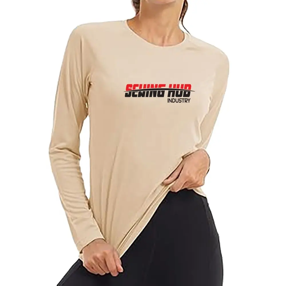Женская Спортивная рубашка с длинным рукавом