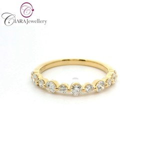 ชุดเดรส AU750แท้สีขาว/เหลืองทอง18K คลาสสิก - Product Image 1
