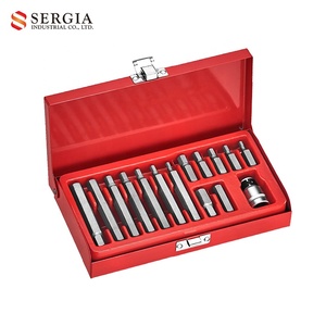 Tayvan yüksek kaliteli güç aracı S2 Hex Torx Spline çıkarıcı ucu seti Metal kasa - Product Image 2