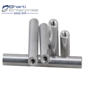 Niedrigerer Preis und hohe Qualität M14 Distanz stück mit Gewinde Abstands halter Kunden spezifischer Edelstahl Messing Kupfer Eisen Aluminium-Verbindungs elemente