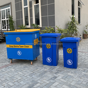 金属垃圾容器800升带轮垃圾桶大垃圾桶 - Product Image 3