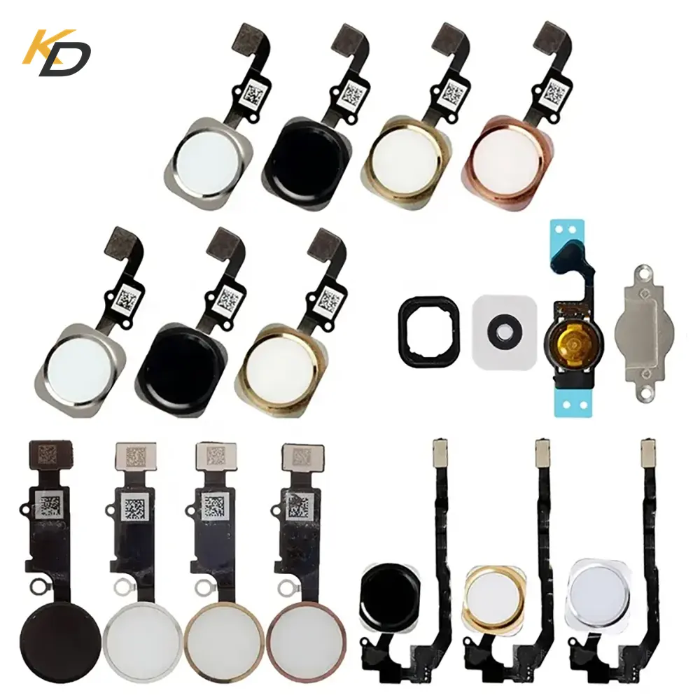 Home Button For iPhone 8 7 plus 5s 6s 6 11 12 13 Pro Max Button Flex Cable Restore Ordinary Button Replacement Return Functions