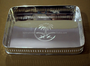 矩形镀银托盘 - Product Image 2