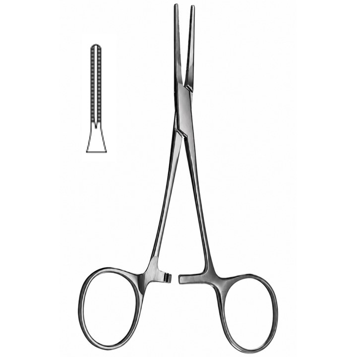 Jaw length 1.3cm. Overall length 5in (12.7cm).