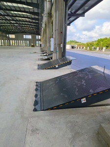 Nivelador de muelle de carga hidráulica con equipo de descarga de almacén telescópico Nivelador de muelle de carga de 8 toneladas - Product Image 6