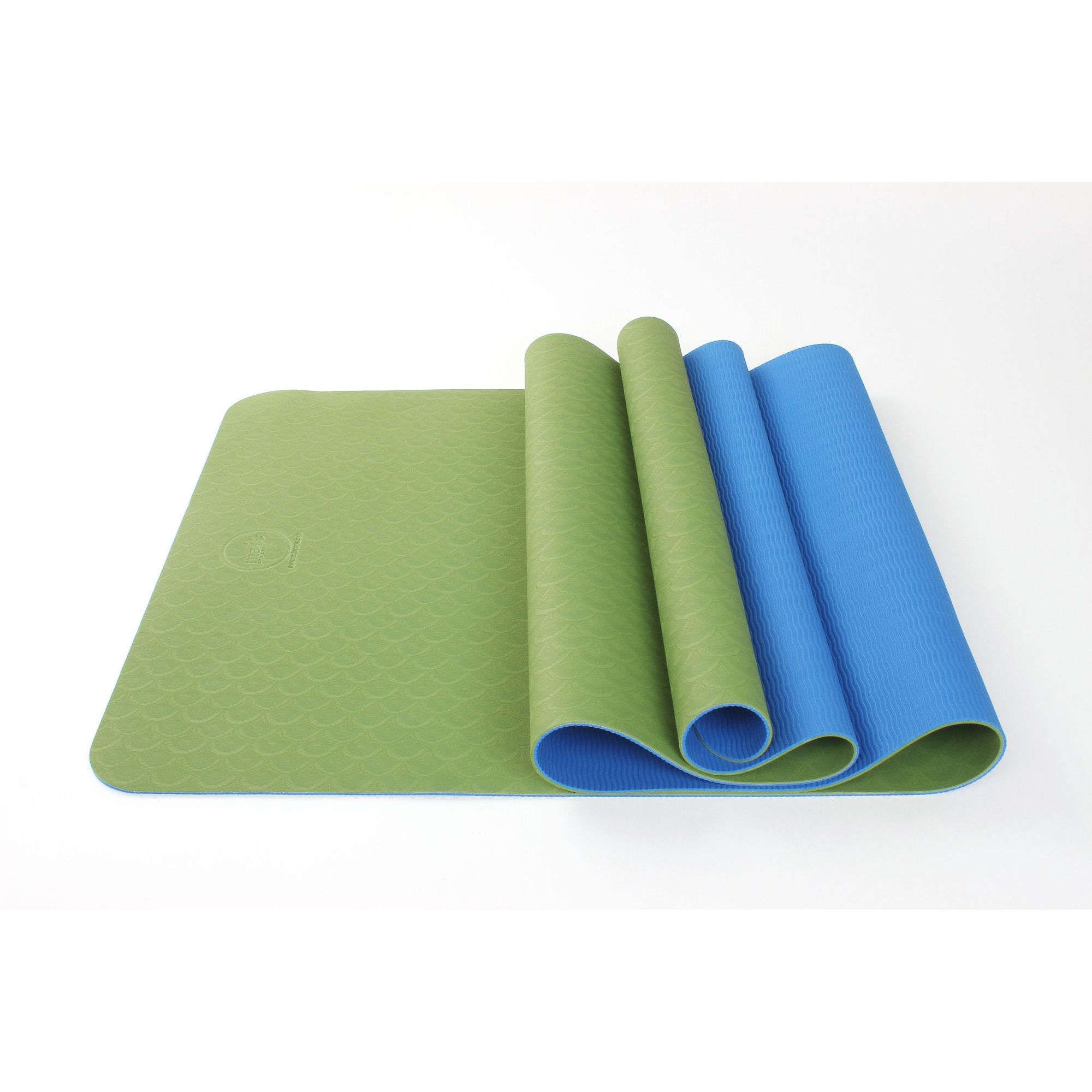 Fabric Green-Dark Blue Color