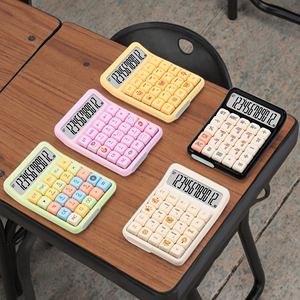 New Arrival 12-Digit Desktop Mechanical <strong>Keyboard</strong> Calculator Large Screen Battery Operated Business Stationery for Students - Product Image 3