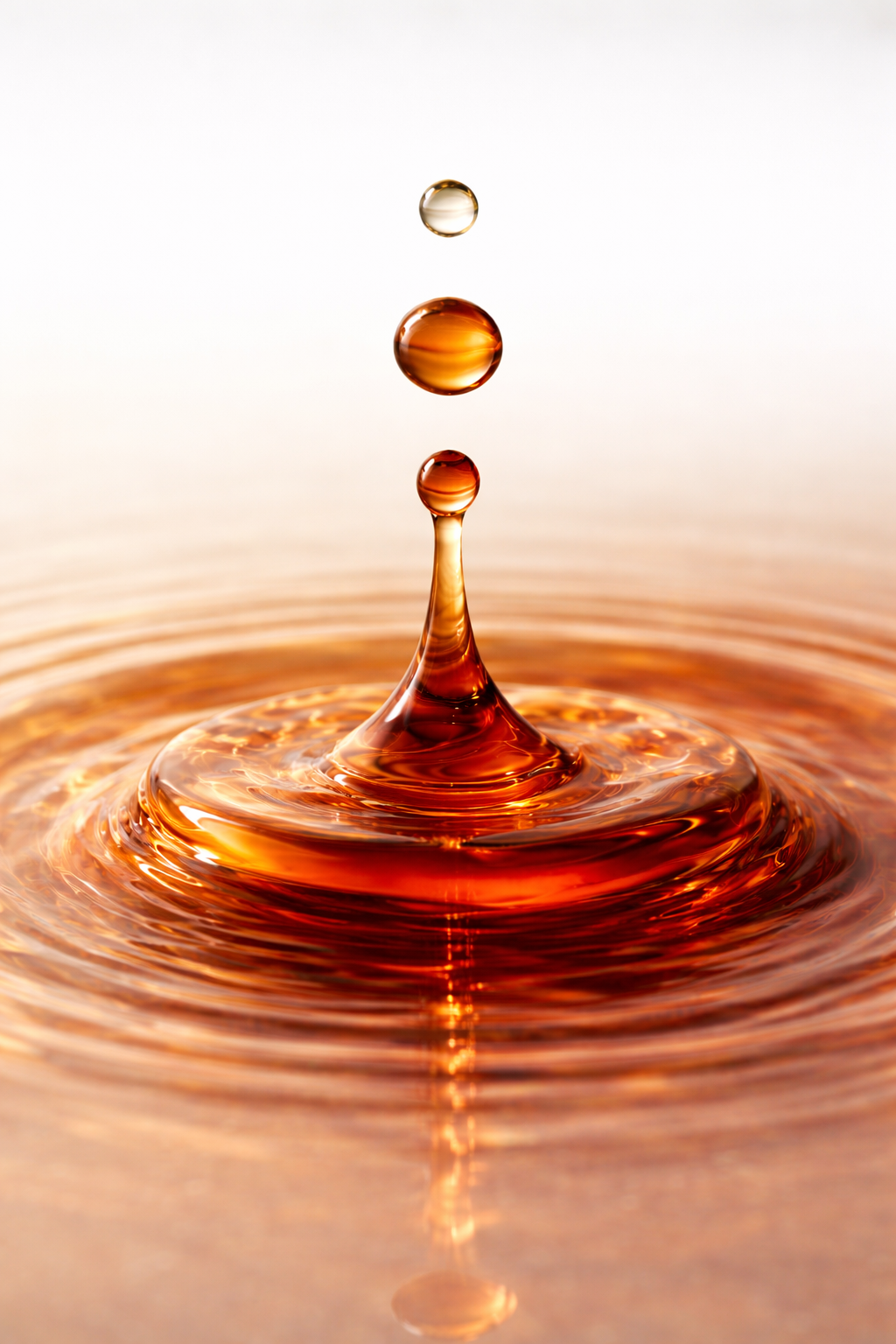 Clear to brownish red