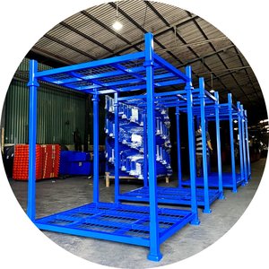 堆垛架仓库设备存储架仓库堆垛架可堆叠轮胎车库存储架高效存储 - Product Image 5