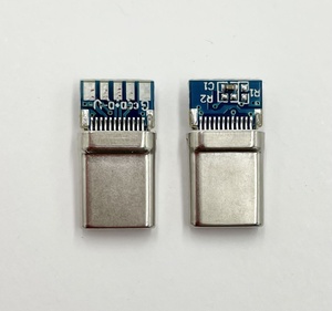 USB 3.1 Type C Connector 24 Pins Male Female Plug Socket Receptacle <strong>Adapter</strong> to Solder Wire &amp; Cable 24P PCB Board Support Module - Product Image 1