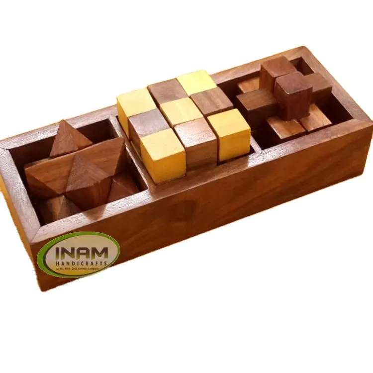 Gioco di puzzle in legno 3 in 1 e giocattolo educativo per bambini e regalo unico per i bambini