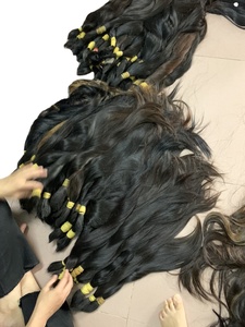 High Quality 100% Raw Human Hair <strong>Bundles</strong> Silky Straight Tran <strong>Model</strong> 1kg Bulk From Vietnamese No Tangle Extensions - Product Image 6