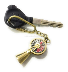 Promosyonlar için tuşlar veya sırt çantası için döngü küçük karabina ile Mini zarif pirinç denizcilik gemi telgraf anahtarlık - Product Image 4