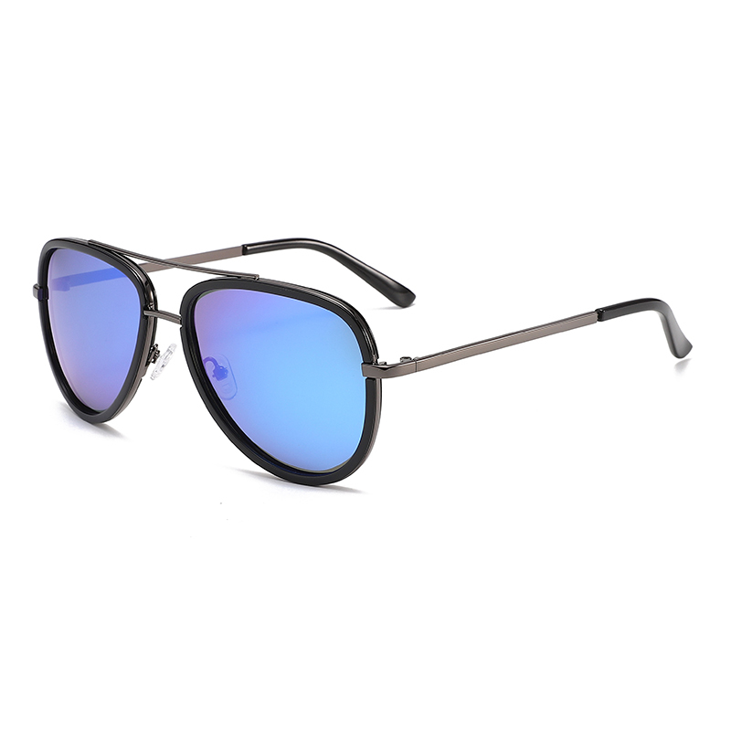 C3: Gunmetal/ Ice Blue Mirror