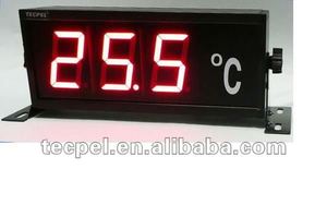 Pantalla de temperatura digital grande de LED, tipo K, PT100, 4-20mA, 2 unidades - Product Image 4
