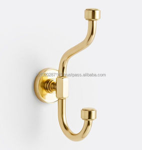 Ornamentado floral padrão metal parede ganchos para pendurar jóias cintos bolsas e fundamentos diários no quarto ou armários