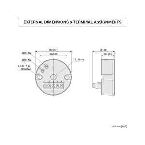 26rs, điều hòa tín hiệu hai dây gắn đầu 26 đơn vị-Đầu vào RTD, bộ khuếch đại tín hiệu vòng lặp đầu ra 4-20 ma bị cô lập - Product Image 3