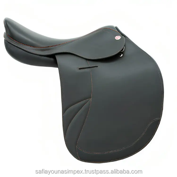 Sadel polo kuda nyaman premium tren Top sadel polo kulit warna kustom dengan desain kustom